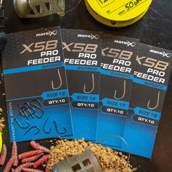 Matrix X5B Pro Feeder Barbed Spade End Hooks 